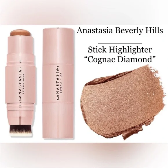 Anastasia Cream Stick Highlighter with Brush Applicator in Cognac Diamond NIB - Picture 1 of 3